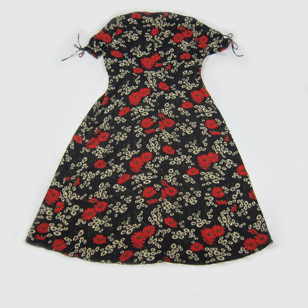 Madewell Daisy Floral Dress 10 Midi Wrap Look NEW - Picture 6 of 9